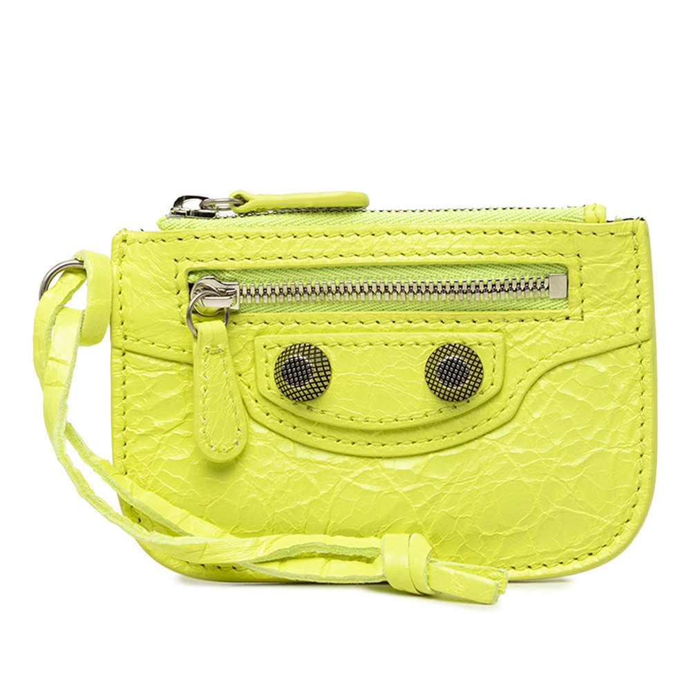 Pre-Loved Balenciaga Lambskin Le Cagole Coin Purse